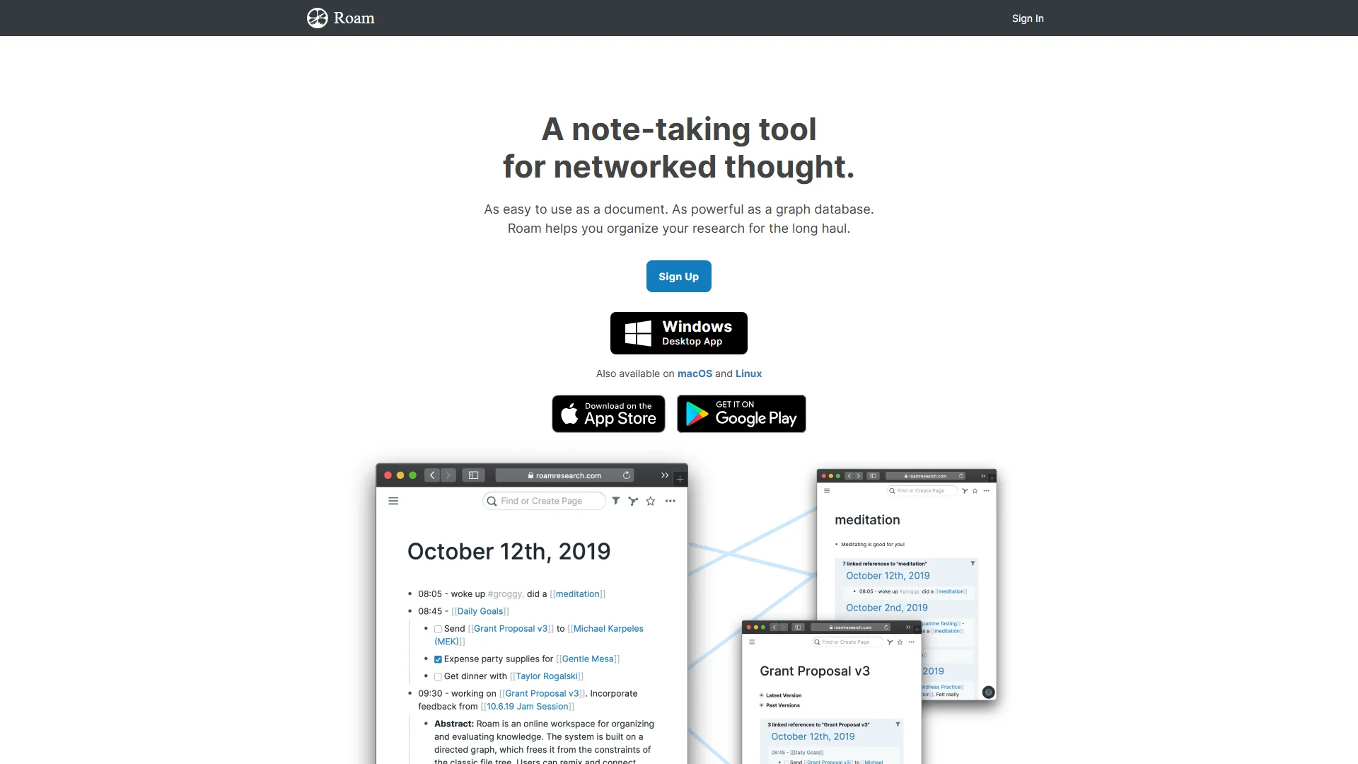 Roam Research Preview